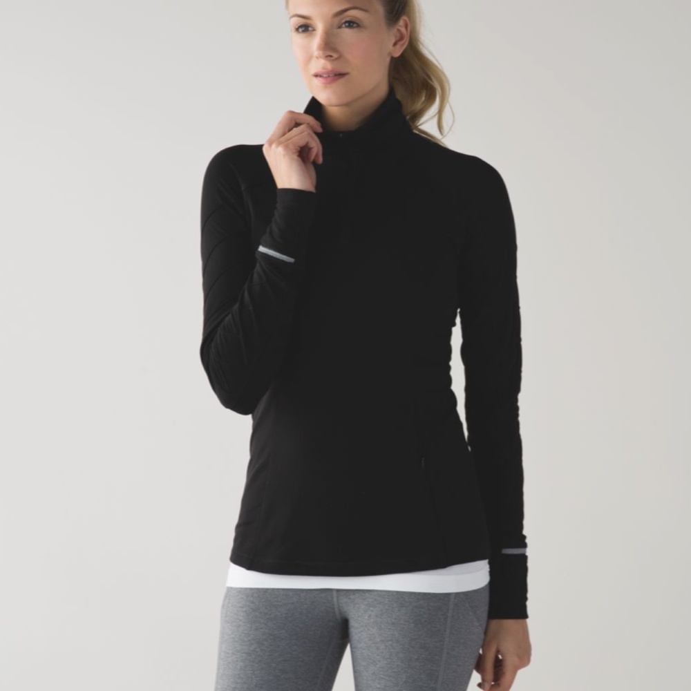 Black Lululemon Running Jacket size 8 like new